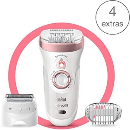 Braun Silk epil 9-720 Wet & Dry epilator with 4 extras incl. shaver head - Image 2