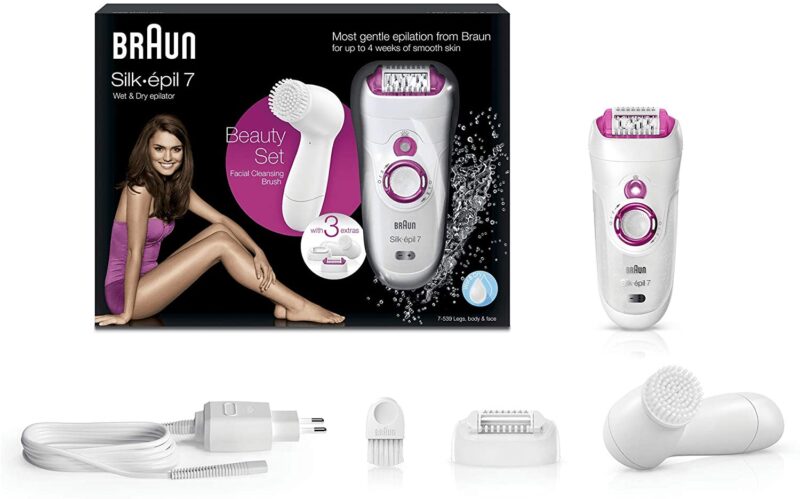 Braun Silk-epil 7 & 7-539 with Face Cleansing Brush - Image 5