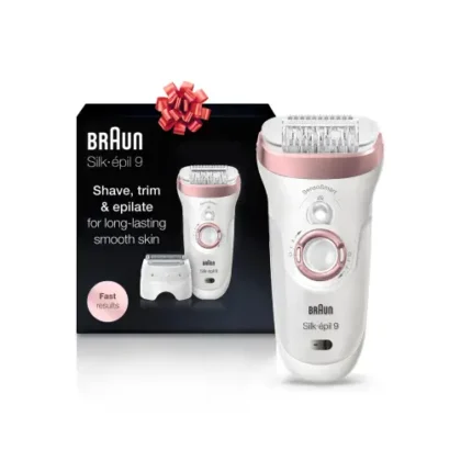 Braun Silk epil 9-720 Wet & Dry epilator with 4 extras incl. shaver head