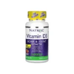 Natrol, Vitamin D3, Bone & Joint Health, Strawberry Natural Flavor, 5,000 IU, 90 Tablets