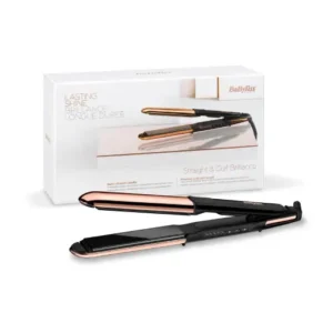 BaByliss Straightening iron ST482E Straight & Curl Brilliance, Titanium Coating, 2-in-1 Straightening iron