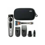 Braun Beard Trimmer BT5960TS With Precision dial, 3 attachments and Gillette Fusion5 ProGlide razor