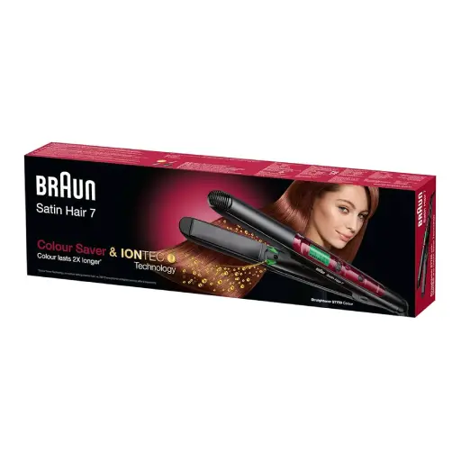 Braun Satin Hair- Hair Straightener With Color Saver And IONTEC Technology