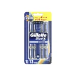 Gillette Blue 3 Smart Razor Blade Refills, 13 Count