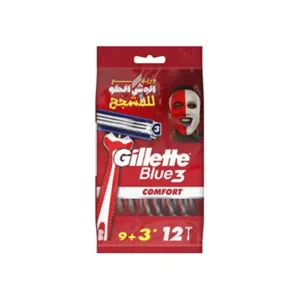 Gillette Blue3 Comfort Men's Disposable Razors : 9+3 Razors