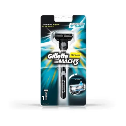 Gillette Mach 3 Shaving Razor, 1 Blade, For Men