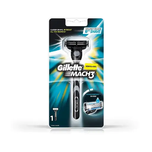 Gillette Mach 3 Shaving Razor, 1 Blade, For Men