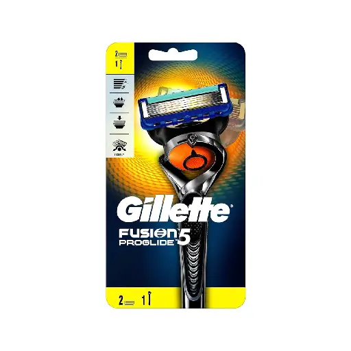 Gillette ProGlide5 Men's Razor with Flexball Handle Technology + 2 Blade Refills