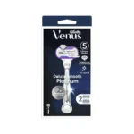 Gillette Venus Deluxe Smooth Platinum Handle + 2 Blades