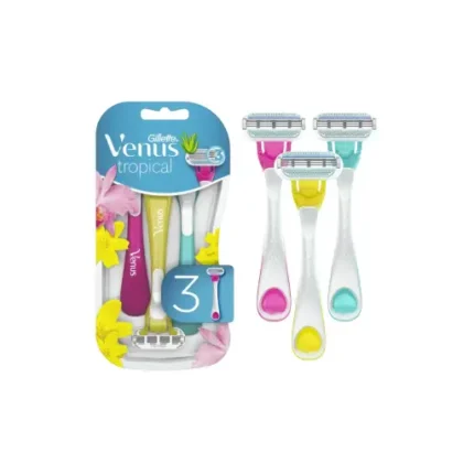 Gillette Venus Tropical Women's Shaver x 3