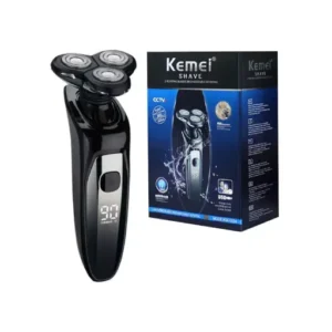 Kemei 3-Blade Rotary Washable Shin Shaver
