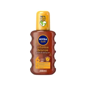 NIVEA Sun Carotene Tanning Oil Spray with Vitamin E and Jojoba Oil, SPF 6 (200ml)