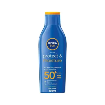 NIVEA Sun Lotion Protect & Moisture SPF 50+ 200ml