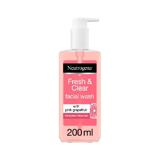 Neutrogena Face Wash, Visibly Clear, Pink Grapefruit, 200ml