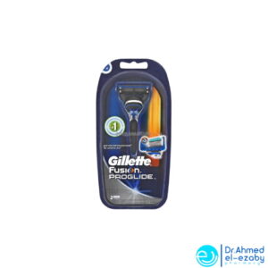 Gillette Fusion Proglide Razor + 2 Patronen