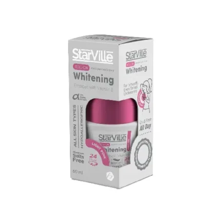 Starville Roll On Whitening light Pink Free 60 ML