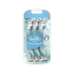 Venus Simply 3 Sensitive Women's Disposable Razors, 3 Count