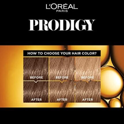 L'oreal Prodigy Permanent Oil Hair Color 7.1 - Silver Ash Blonde, 180ml - Image 3