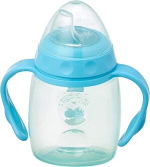 Wee Baby 169 Drinking Cup with Teat and Handles - Blue
