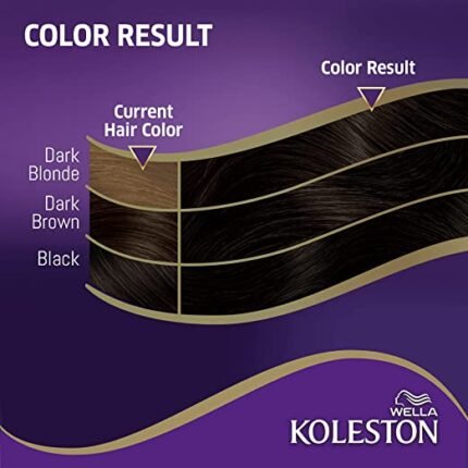 Wella Koleston Hair Color Creme 302/0 Black - Image 4