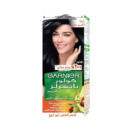 Garnier Colour Naturals Nourishing Permanent Hair Colour Deep Black 1+ (with Natural 3 oil)