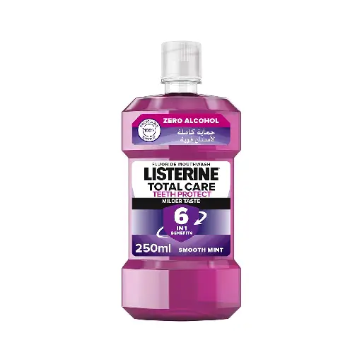 LISTERINE Mouthwash, Total Care, Milder Taste, 250ml