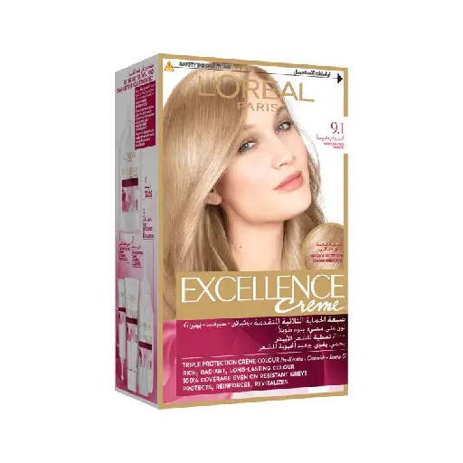 L'Oreal Excellence Creme - 9.1 Very Light Ash Blonde