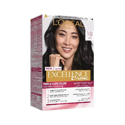 L'Oreal Paris Excellence Creme 1 black Haircolor