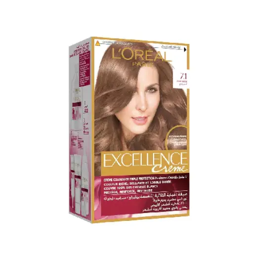 L'Oreal Paris Excellence Creme 7.1 Ash Blonde Haircolor