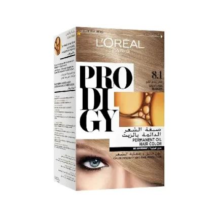 L'Oreal Prodigy Hair Colour - 8.1 Diamond Light Ash Blonde