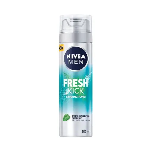 Nivea fresh KICK Shaving Foam 200 ml