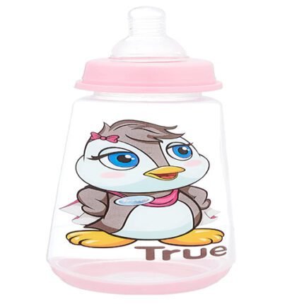 True Duck-Print Baby Feeding Bottle for Girls - 250 ml - Image 1