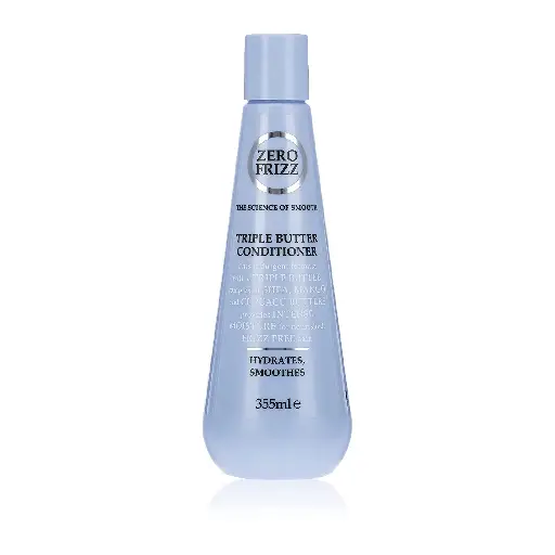 Zero Frizz Triple Butter Conditioner for Frizzy Hair - 355 ml