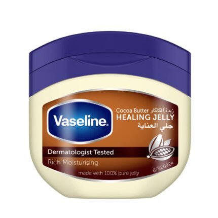 Vaseline Cocoa Butter Healing Jelly Made with triple purified formula for rich moisturization 250G Promo - Image 1