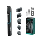 VGR V-602 Professional Body Hair Trimmer with Built-in Light & Extendable handle Fully Waterproof Trimmer 120 min Runtime 6 Length Settings