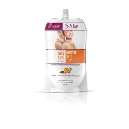 B-White Body Scrub Pouch-250GM