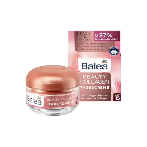 Balea Beauty Collagen Day Cream with Collagen Booster and Acacia Collagen, 50 ml