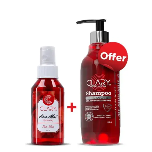 CLARY HAIR SHAMPOO 300ML + hair mist offer CLARY HAIR SHAMPOO 300ML + hair mist offer