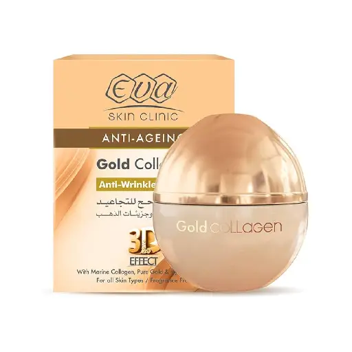 Eva Skin Clinic Anti-Wrinkle Cream - Gold Collagen, 50ml