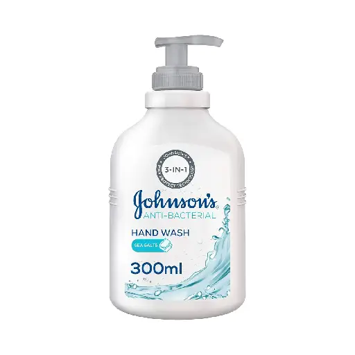 JOHNSON?S Hand Wash, Anti-Bacterial, Sea Salts, 300ml