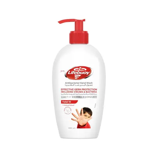 Lifebuoy Total Care Antibacterial Handwash Made With Activ Silver Formula Effective Germ Protection 200ML (1) Lifebuoy Total Care Antibacterial Handwash Made With Activ Silver Formula Effective Germ Protection 200ML
