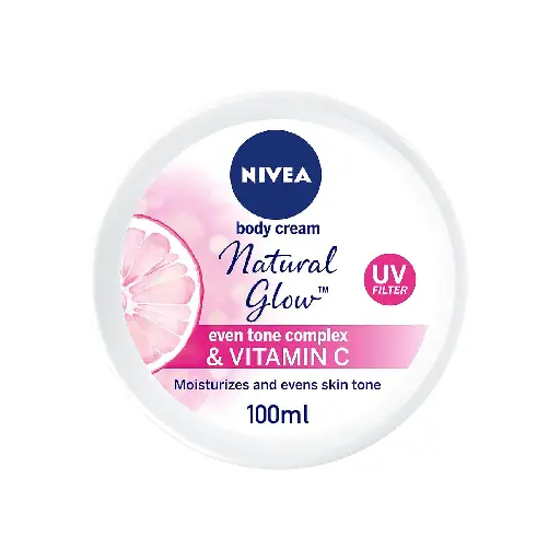 NIVEA Body Cream Even Tone, Natural Fairness Complex & Vitamin C, All Skin Types, Jar 100ml