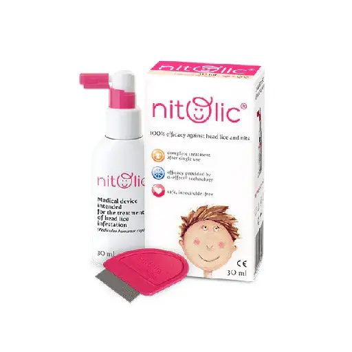 Nitolic - therapeutic for head lice and nitic -50 ml