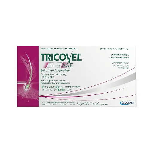 Tricovel Tricoage 45+ Vials, For Thinning & Weak Hair, 35 Ml