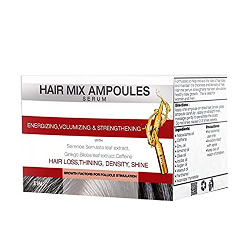 Hair Mix Ampoules Serum, 5 ml drahmedelezaby