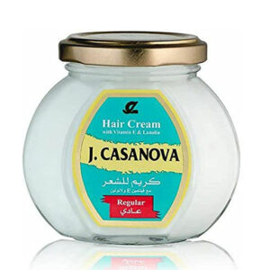 J. Casanova Hair Cream with Vitamin E & Lanolin Regular 150g