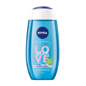 NIVEA Love Splash Shower Gel, Mineral Oils, Aquatic Scent, 250ml
