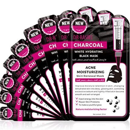 ⁦Estelin Charcoal White Hydrating Black Mask 25 G⁩ - الصورة ⁦1⁩