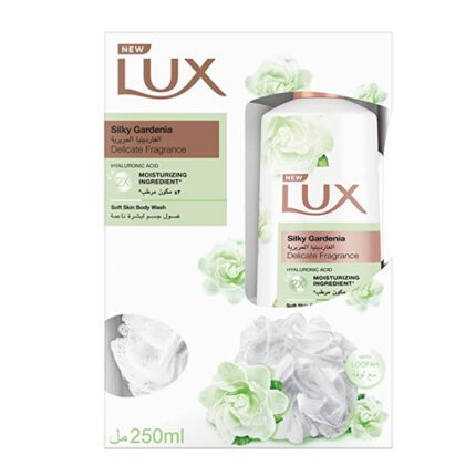 ⁦Lux Shower Gel Silk Sensation + Loaf 250ML Promo⁩ - الصورة ⁦1⁩