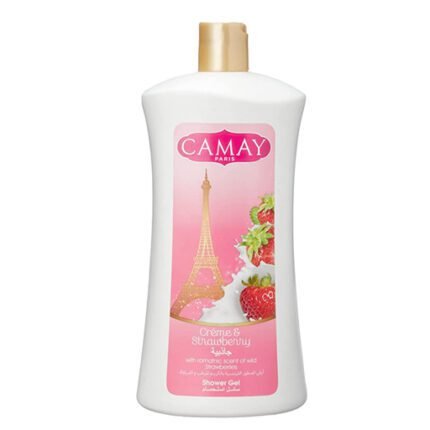 Camay Shower Gel Creme Strawberry 1L - Image 1